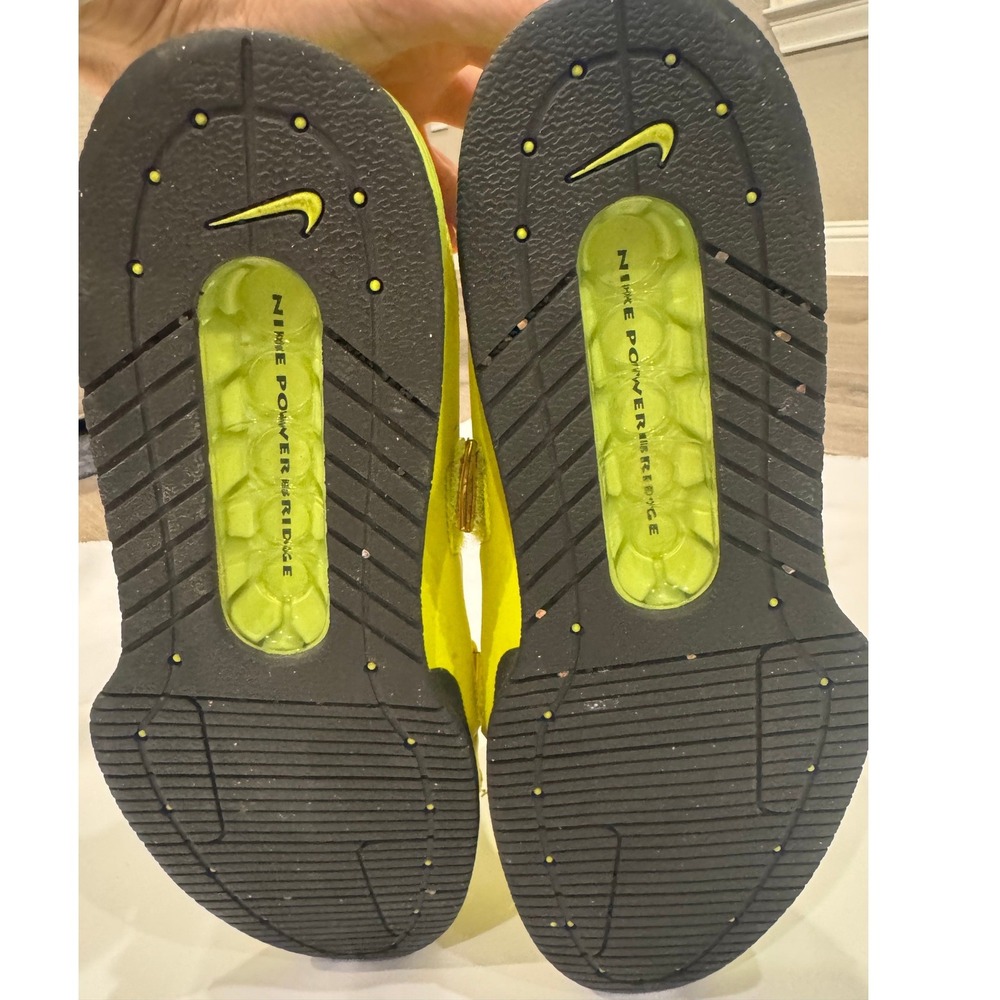 Nike Romaleos 2 Weightlifting Shoes Mens Volt Yellow Black Good Condition - Picture 5 of 10